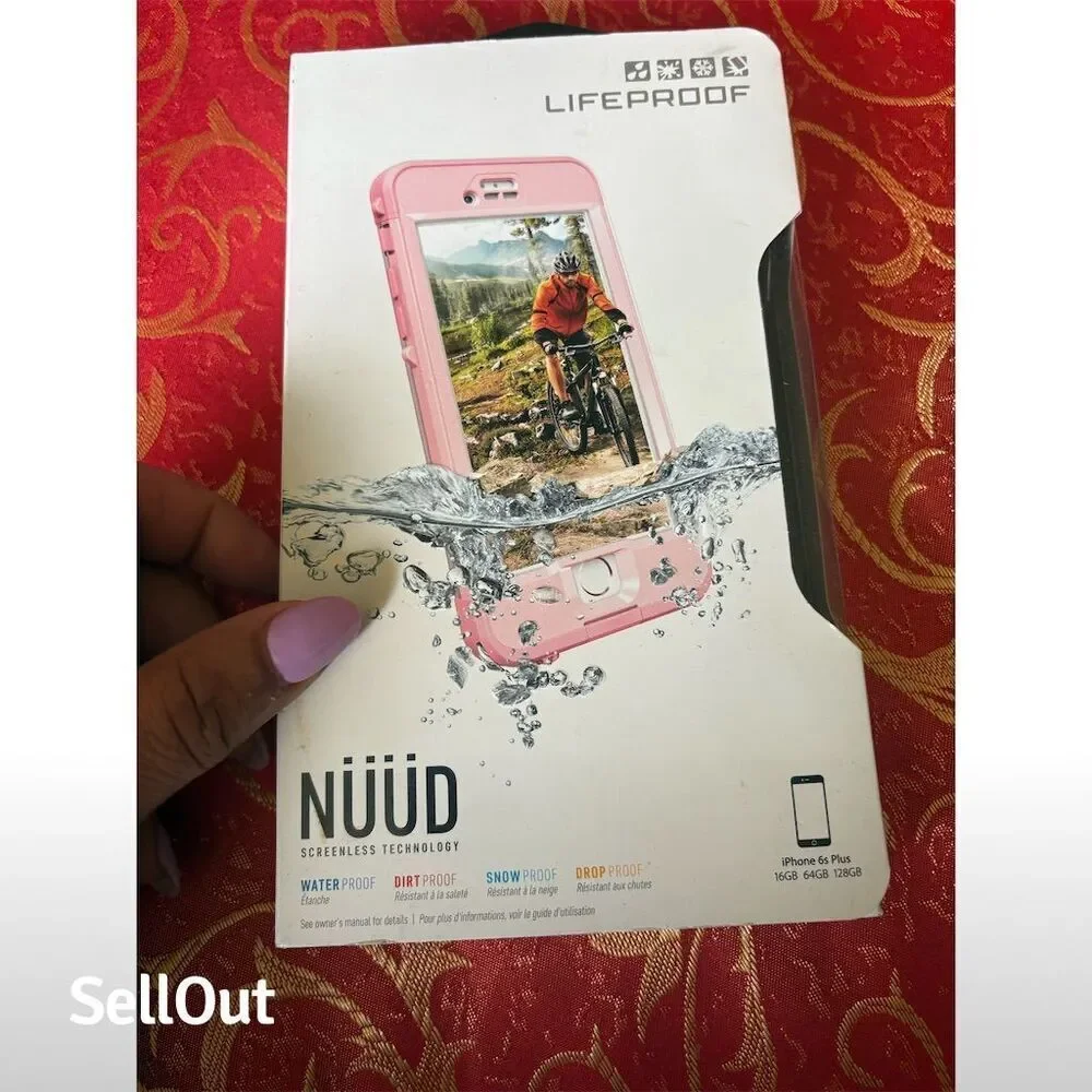 LifeProof NÜÜD Pink Cheetah Case for iPhone 6s Plus Waterproof Proof